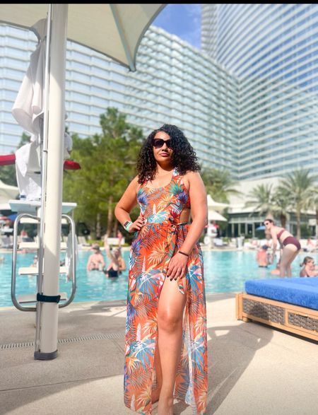 I love this swimsuit and cover up and it’s under $20 for the set! I was extremely satisfied with the quality and it comes in so many colors tagging some of my other favs 
#swimwear #midizefashion #vacationlooks #swimsuit #over40style #curvy

#LTKmidsize #LTKtravel #LTKswim