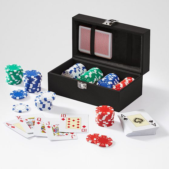 Leather Poker Set | Mark and Graham