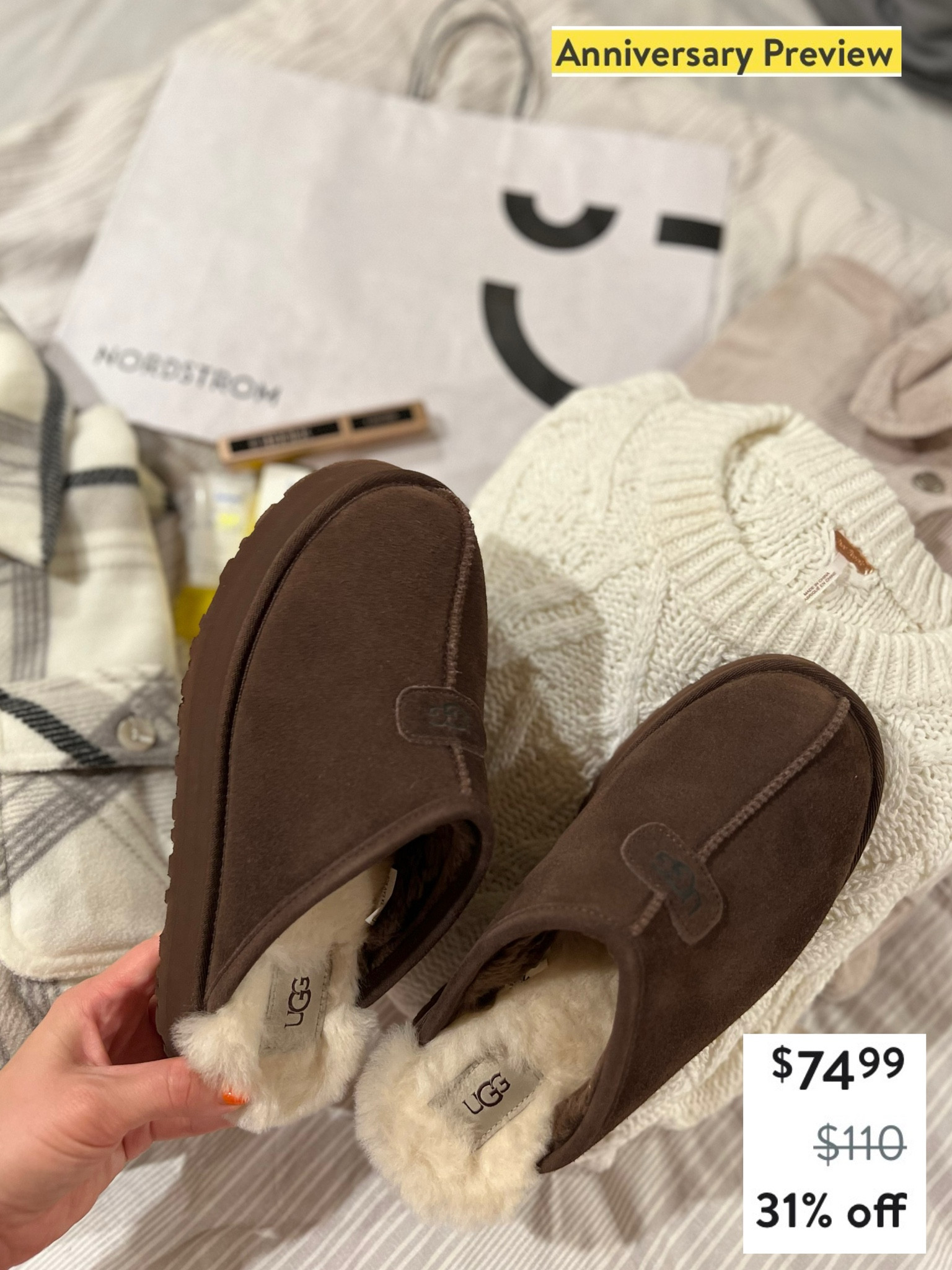 Nordstrom Anniversary Preview is here!! Ugg Discoquette Genuine
Shearling Slide Slipper will be included! They do run small!! So I recommend size up! 

#LTKShoeCrush #LTKStyleTip #LTKxNSale