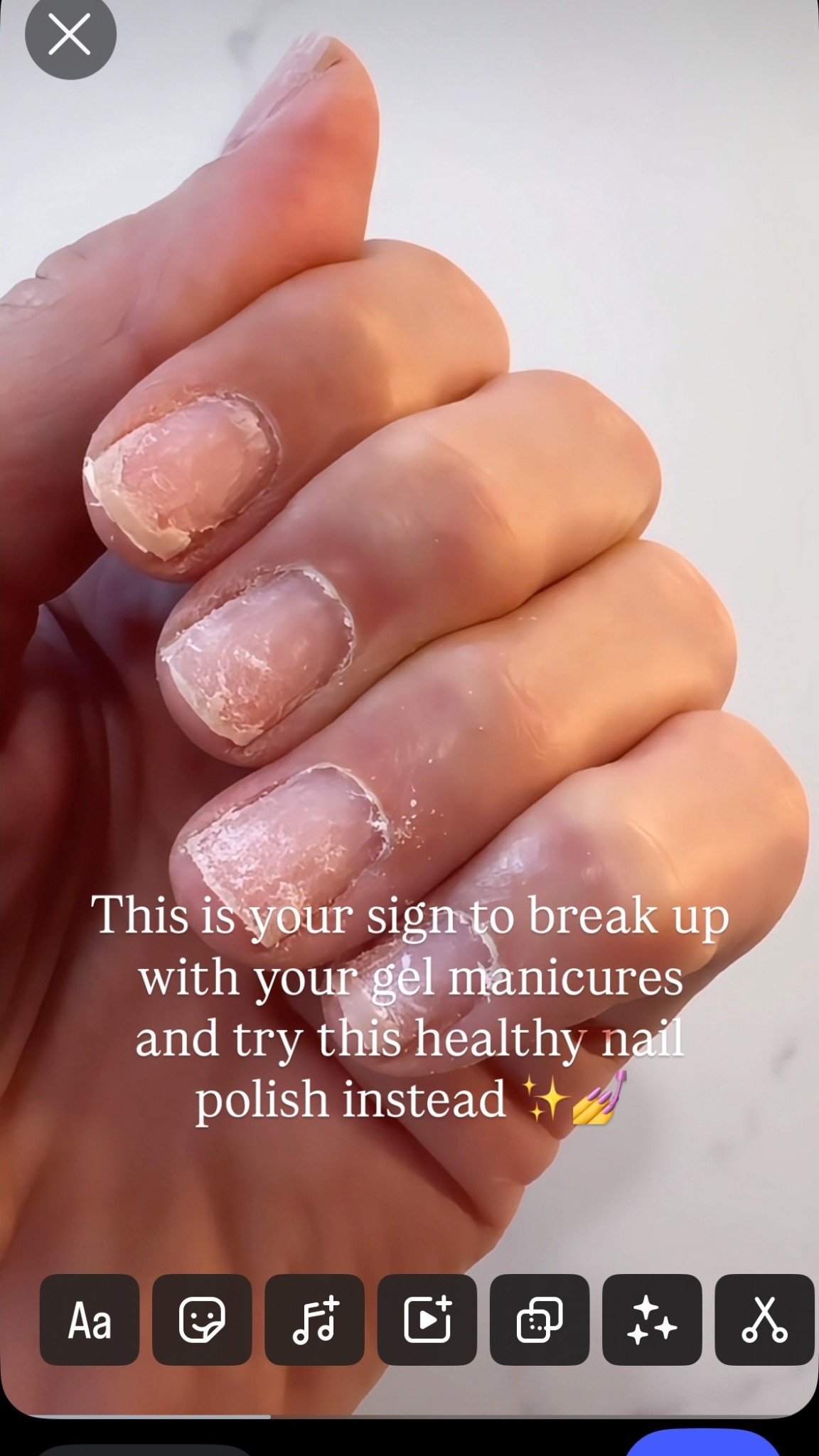 This is your sign to finally break up with your gel manicures and switch to a nail polish system that’s actually good for your nails. 💅✨

My nails were thin, peeling, and begging for a break… and this system has completely changed the game. It’s basically skincare for your nails—strengthening, hydrating, and helping them grow instead of leaving them weak and damaged.

If your nails need a little TLC (or a full-on glow-up), this is your reminder that healthy can still look gorgeous. 💗

#LTKOver40 #LTKgrwm #LTKBeauty
