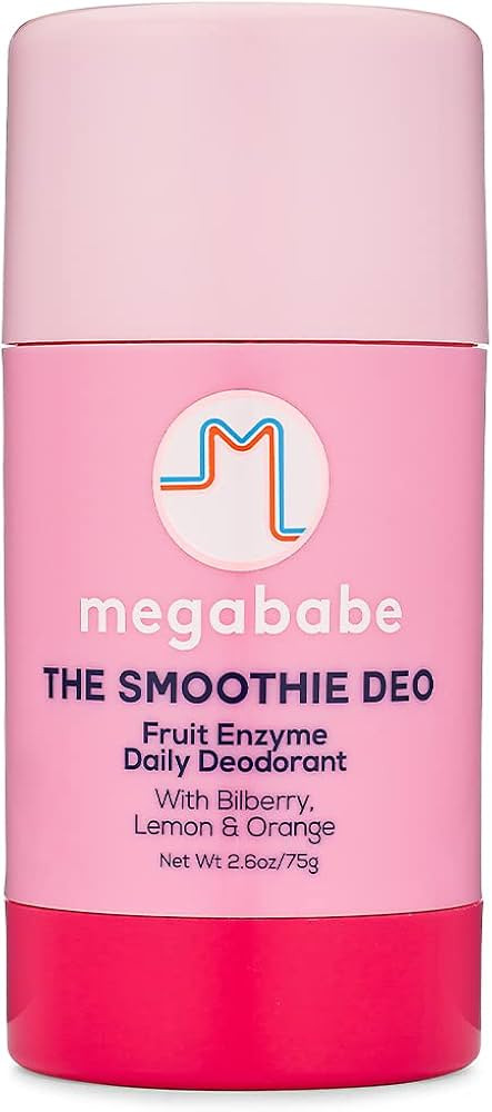 Megababe Daily Deodorant - The Smoothie Deo with Coconut & Fruit Enzymes | Aluminum-Free, All Nat... | Amazon (US)