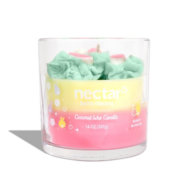 Bunny Blossom Coconut Wax Candle | Nectar Bath Treats