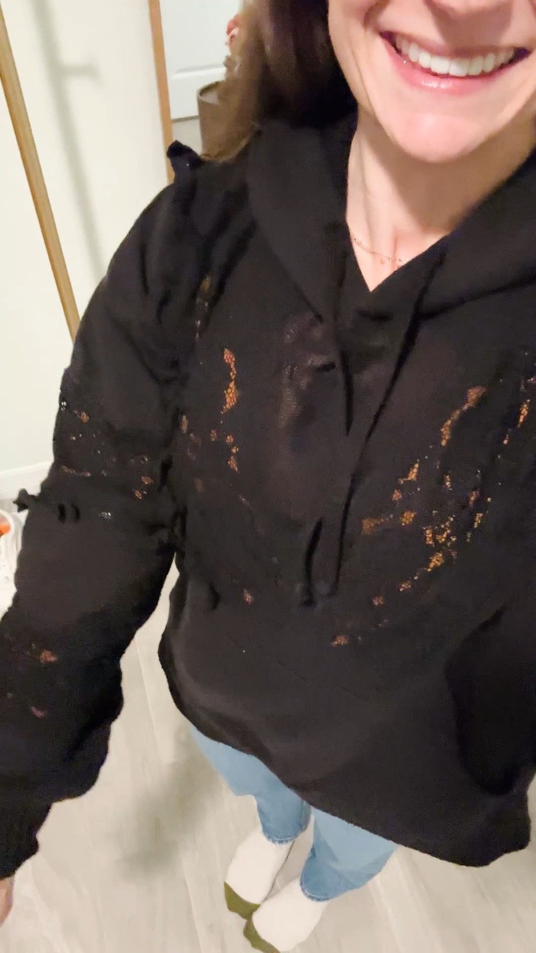 Late night dog walking in my elevated hoodie that has lace designed throughout

#LTKPetite #LTKSeasonal #LTKdayinmylife