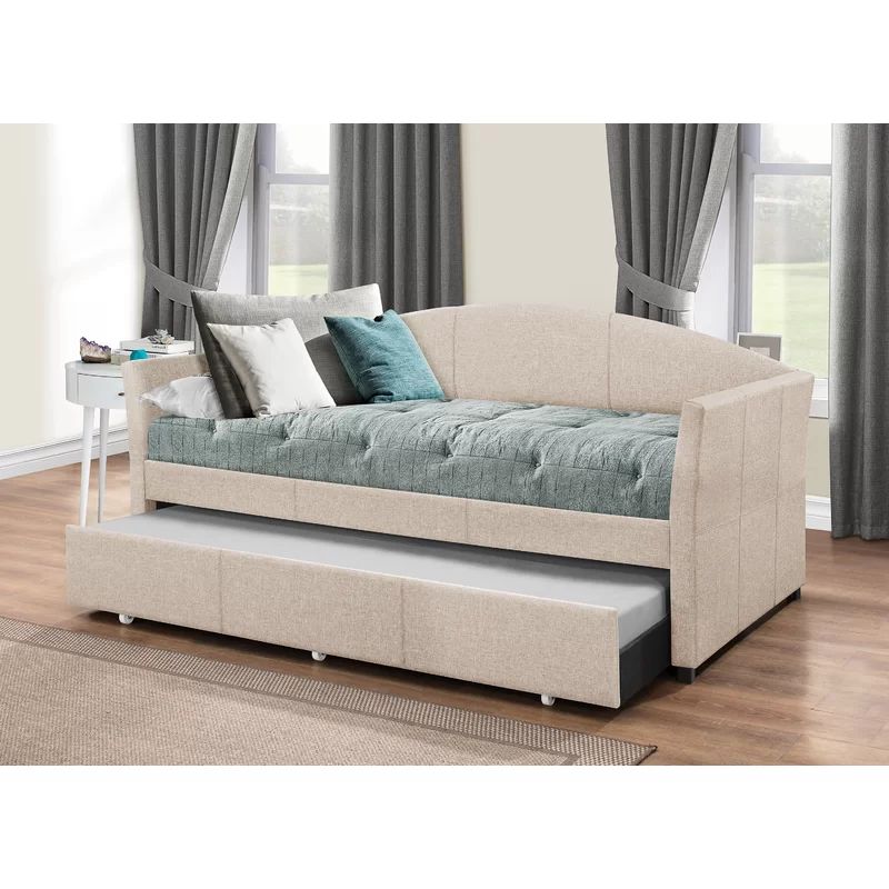 Alvina Upholstered Daybed with Trundle | Wayfair North America