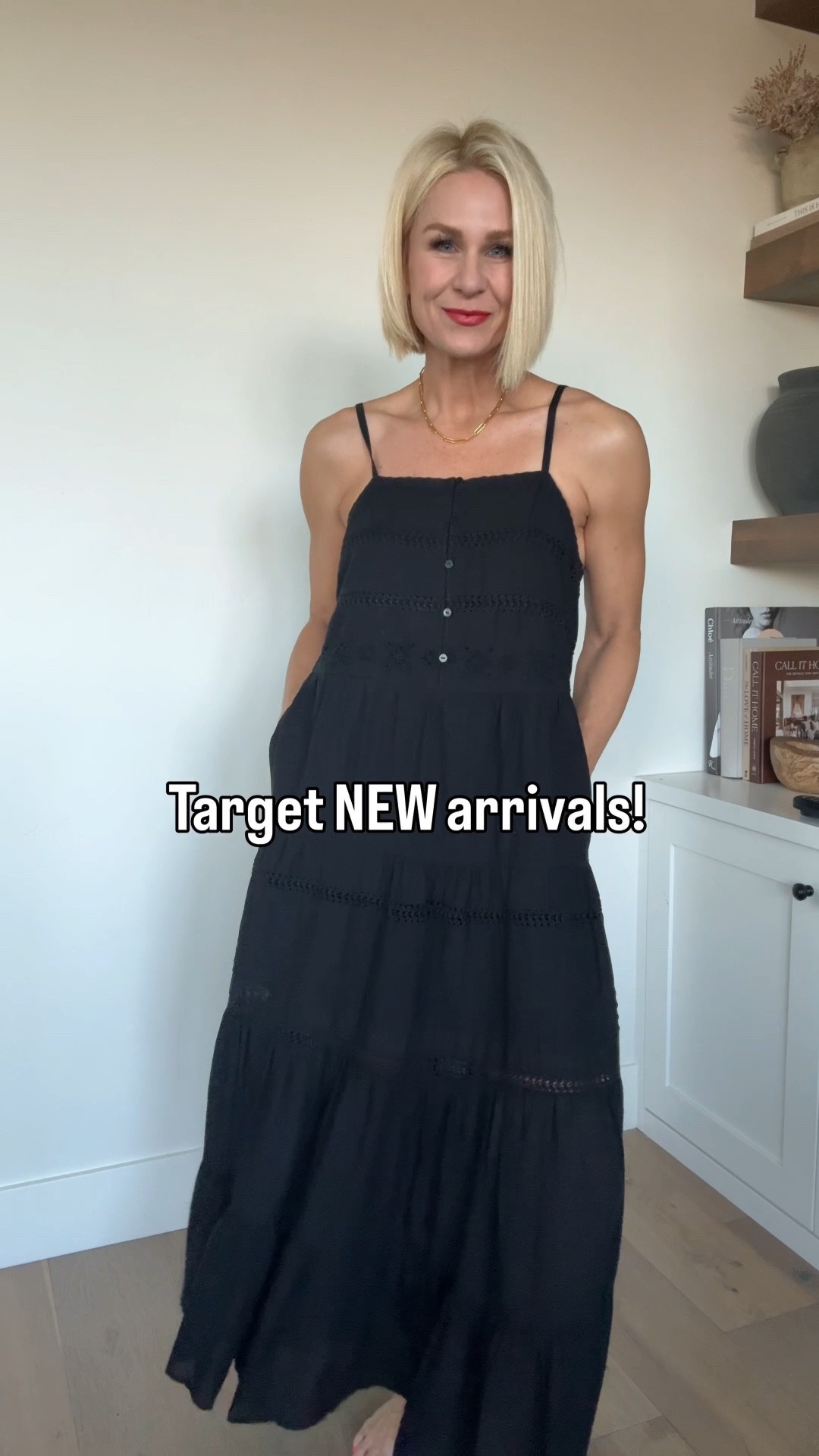 New at that! The prettiest black maxi dress - lined, adjustable straps and the prettiest delicate details! Woven sandals and the cutest straw bags — small and large styles .

#LTKOver40 #LTKmomlife #LTKSeasonal