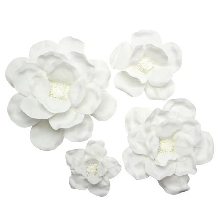 Ophelia & Co. 4 Piece Rose Foam Wall Décor Set | Wayfair | Wayfair North America