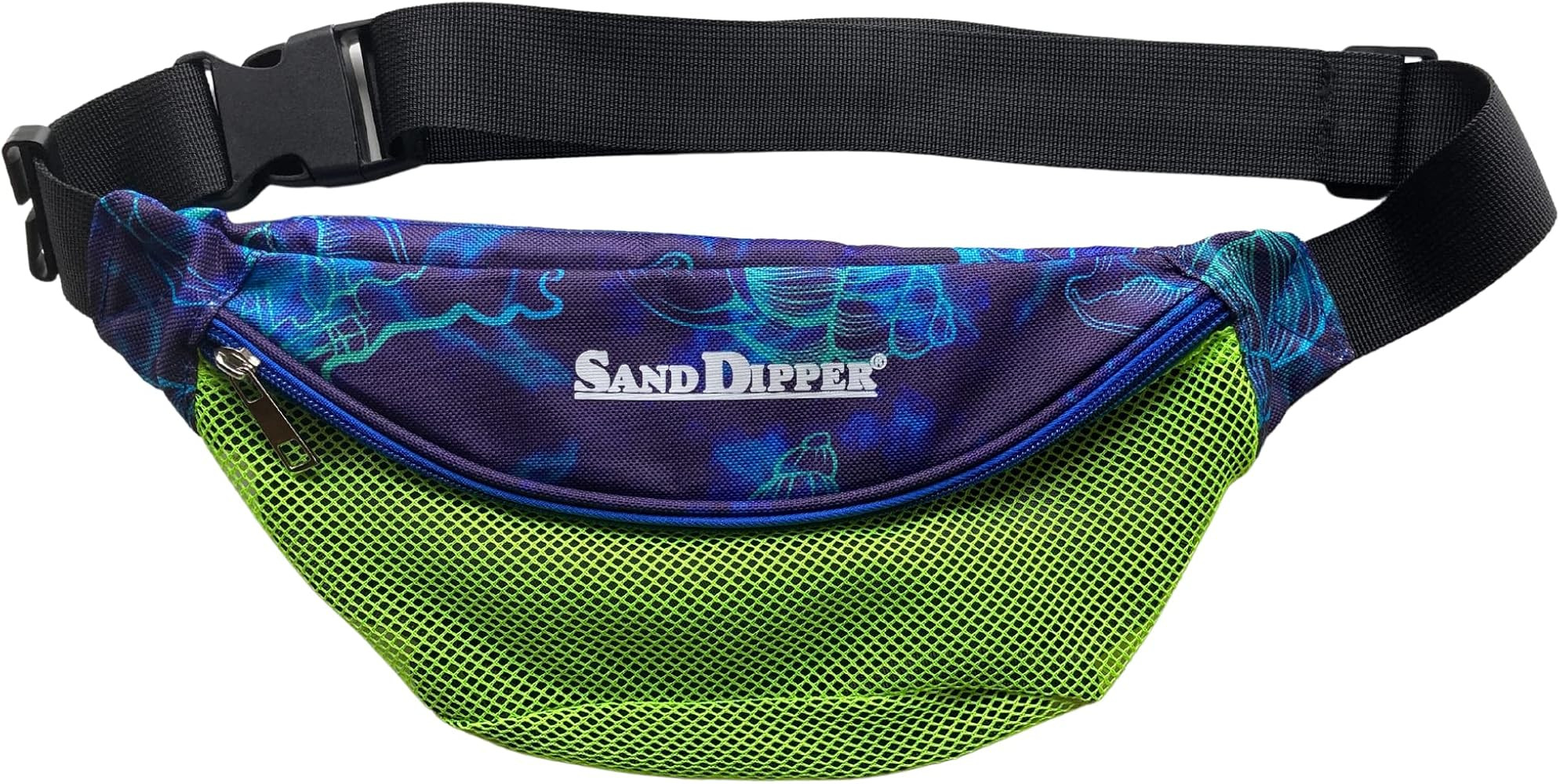 Sand Dipper Seashell Fanny Pack - One Size Fits Most - Shell Collecting Hip Bag With Front Mesh P... | Amazon (US)