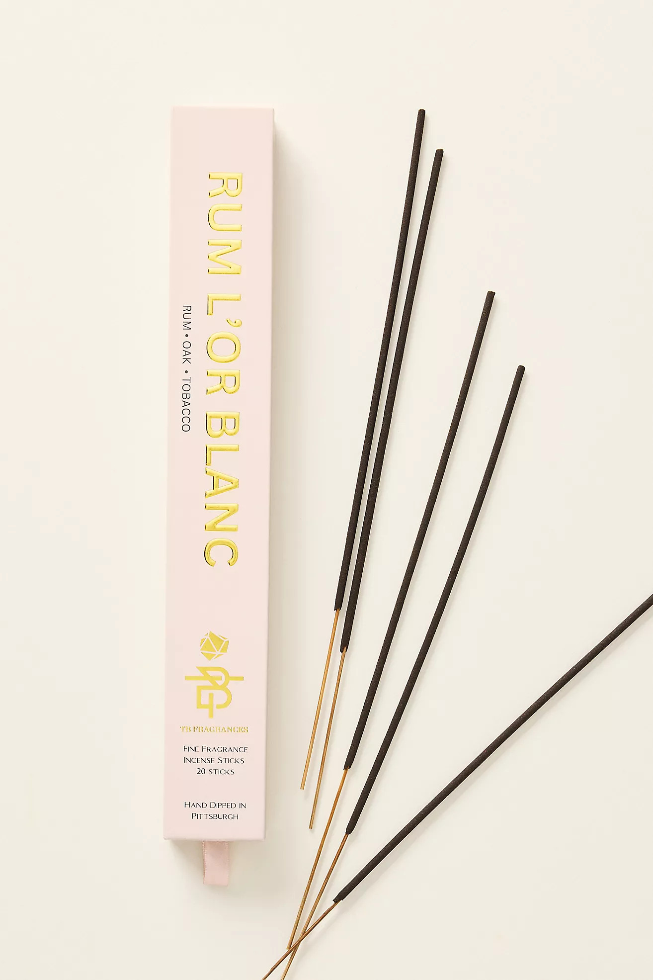 TB Incense Woody Rum L'Or Blanc Incense Sticks | Anthropologie (US)