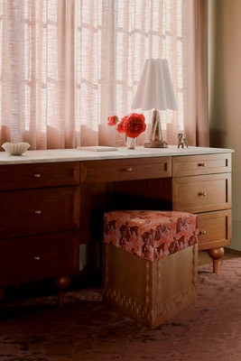 Fern Marble Top Executive Desk | Anthropologie (US)