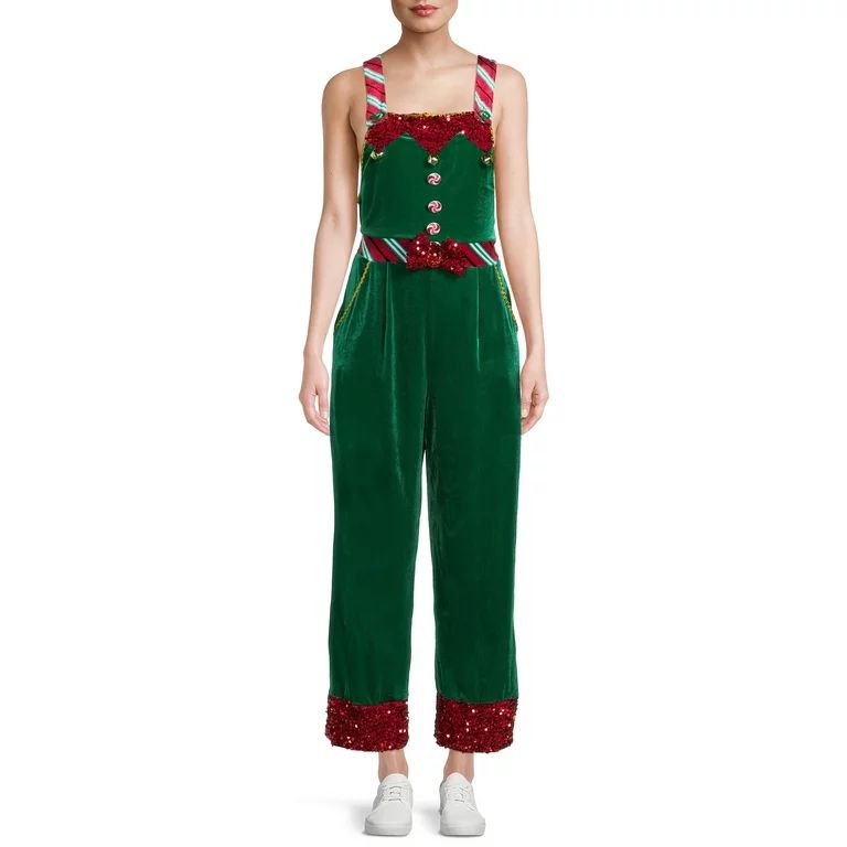 No Boundaries Junior's Christmas Jumpsuit - Walmart.com | Walmart (US)