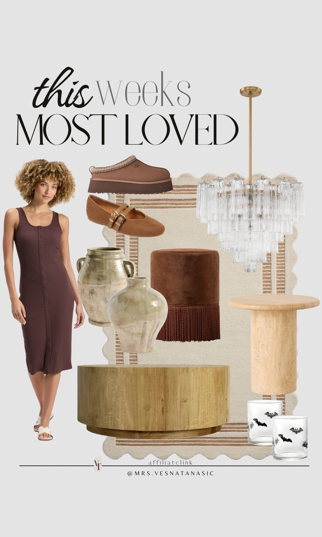 This week’s most loved in home and fashion finds! 

Fall home, fall dress, fall shoes, coffee table, vases, pottery barn, wayfair, rug, target, target style, travertine table, halloween glasses, walmart, mcgee and co, dress, outfit, uggs, 

#LTKShoeCrush #LTKHome #LTKSaleAlert