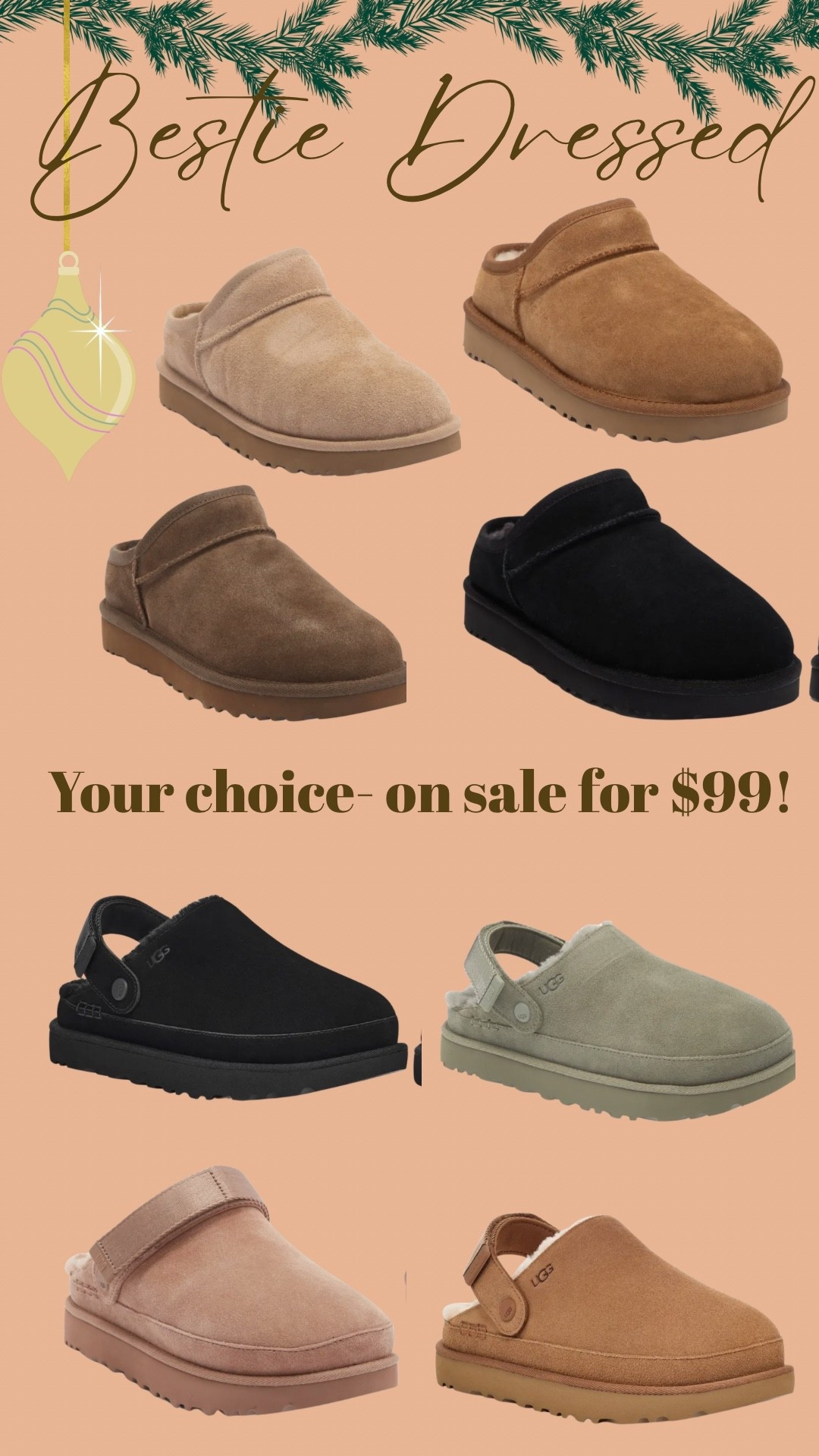 Ugg goldenstars and Ugg slides both on sale 

#LTKGiftGuide #LTKFindsUnder100 #LTKSaleAlert