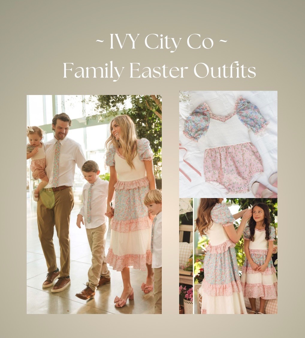 Easter Outfits for the family!! Ties for the guys and the cutest outfits for the ladies! Ivy City co is the best for matching outfits! #familyoutfits #easteroutfits #easterattire #matchingfamilyoutfits #matchingoutfits #springoutfits #ltkfind #ltkfinds #ivycityco

#LTKFamily #LTKSeasonal #LTKWedding
