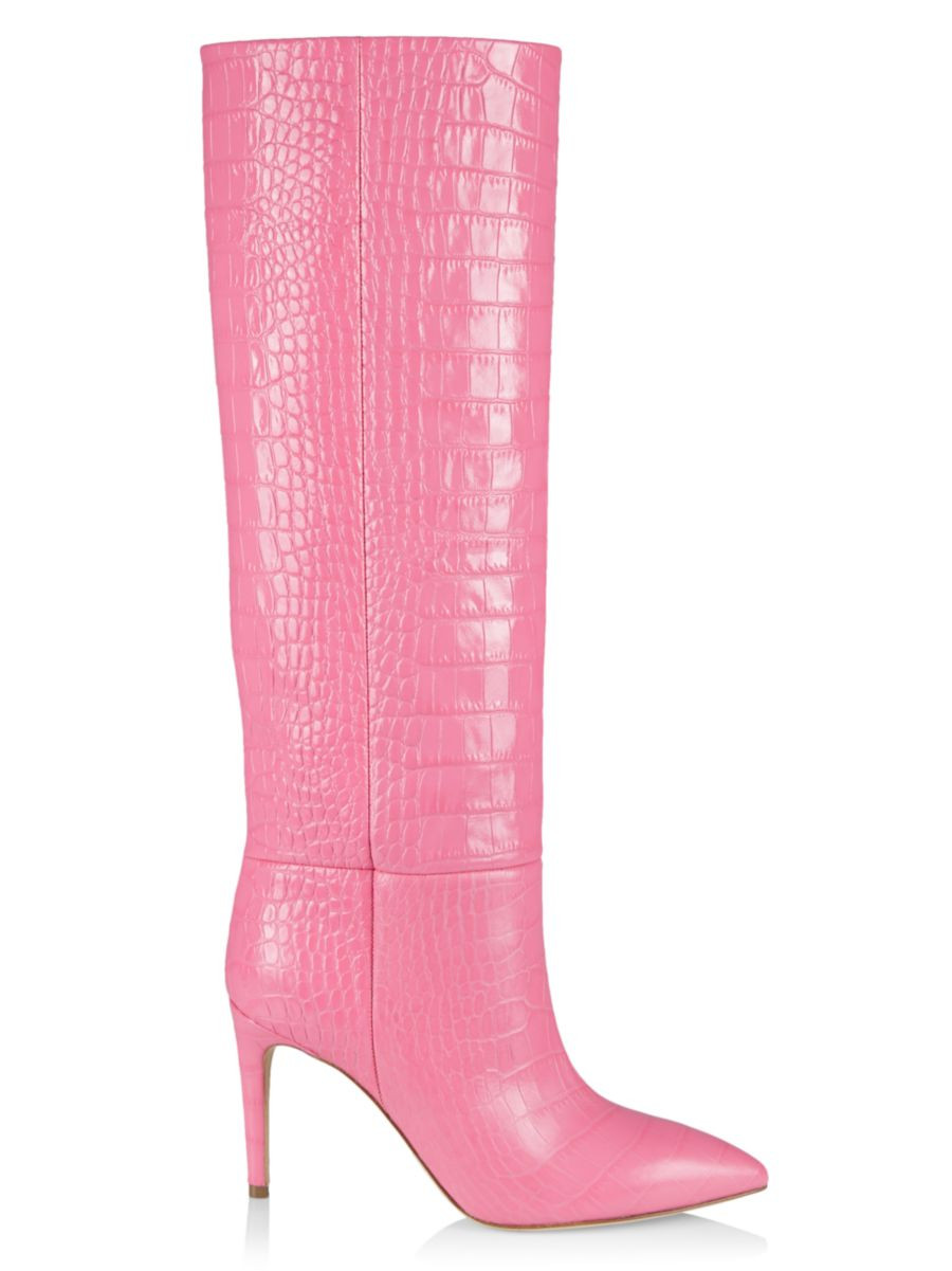 Moc Croco Tall Boots | Saks Fifth Avenue