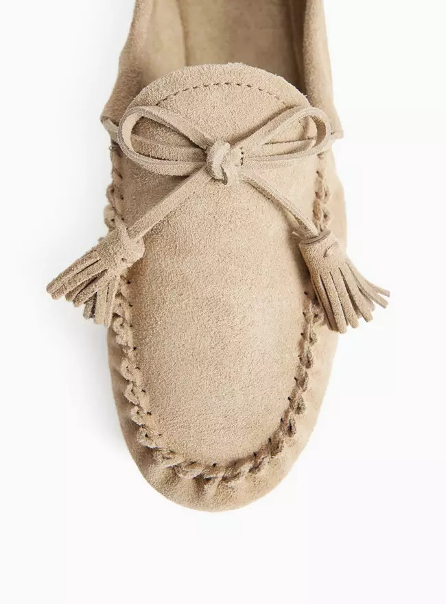 Buy Neutral Suede Moccasin Loafers 6 | Shoes | Tu | Tu Clothing