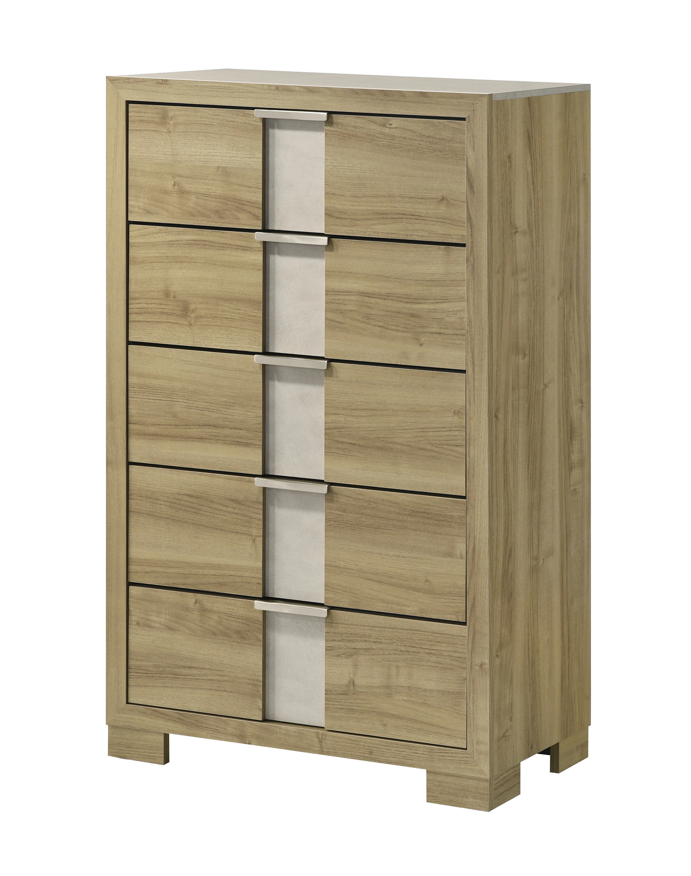 GLANZEND Driftwood 5-Drawer 16.42-in D x 31.5-in W x 31.5-in H Wood Standard dresser with Storage one_size | 6514FW40X | Lowe's