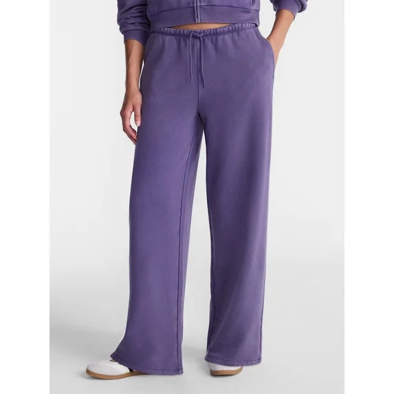 No Boundaries Mini Waist Fleece Pants, 30'' Inseam, Women’s XXS-XXL | Walmart (US)