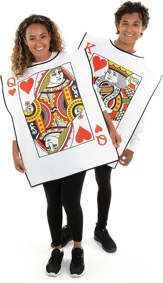 Poker Card Halloween Costume | Slip On Costume | One Size Fits Most | Unisex Adult Costume | Amazon (US)