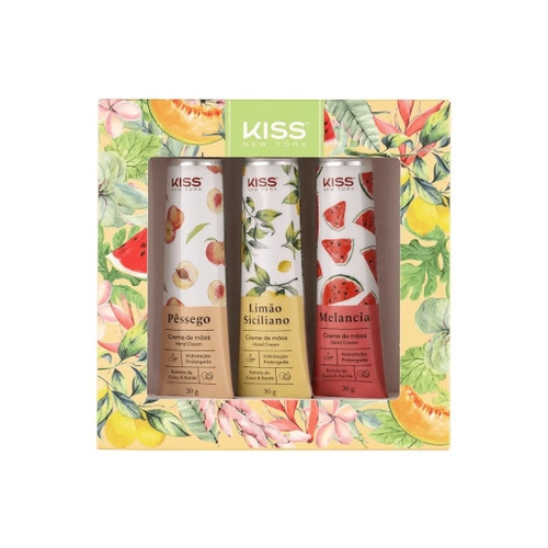 Kit 3 Cremes Cuidados com as Mãos - Kiss nyFaça a 1ª avaliaçãoFaça a 1ª pergunta | Americanas (BR)
