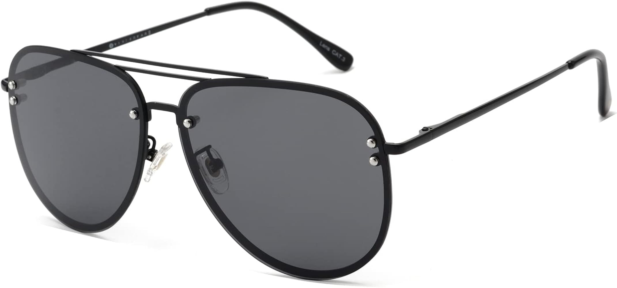 Trendy Oversized Aviator Sunglasses Womens, Retro Cute Big Shades Women's Fashion Sun Glasses UV ... | Amazon (US)