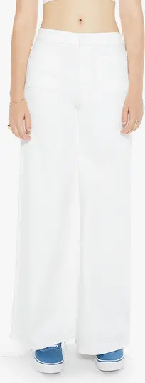 Undercover Sneak Patch Pocket Wide Leg Jeans | Nordstrom