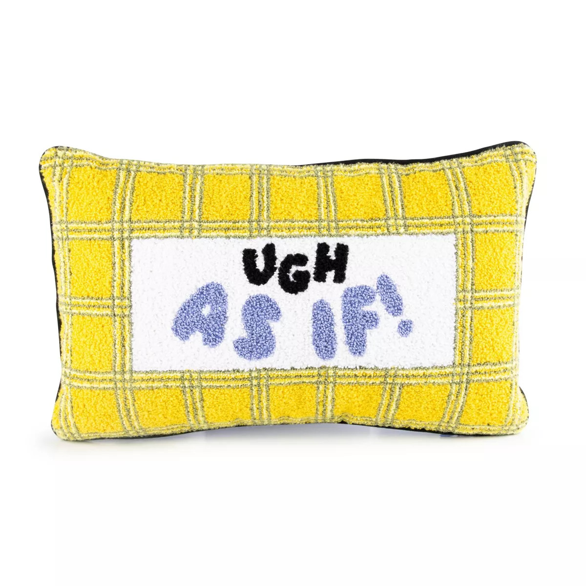 Clueless 'Ugh As If!' Throw Pillow Yellow | Target