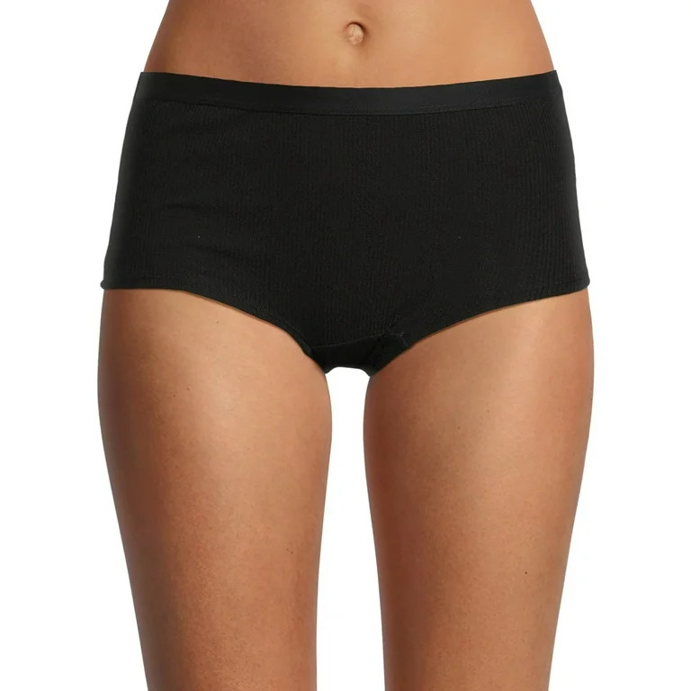 No Boundaries Cotton Boyshort Panty, Sizes XS-XXXL | Walmart (US)