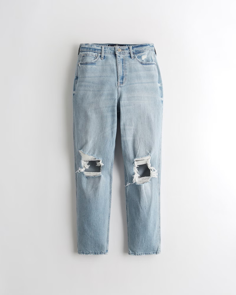 Ultra High-Rise Mom Jeans | Hollister (US)