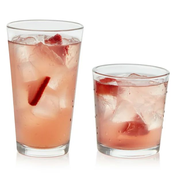 Libbey Flare 16-Piece Tumbler and Rocks Glass Set - Walmart.com | Walmart (US)