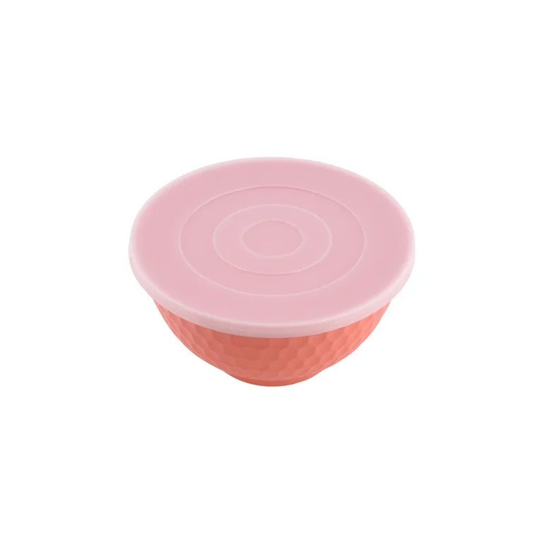 Mainstays 6-Piece Eco-Friendly Recycled Plastic Serve Bowl Set, Coral | Walmart (US)