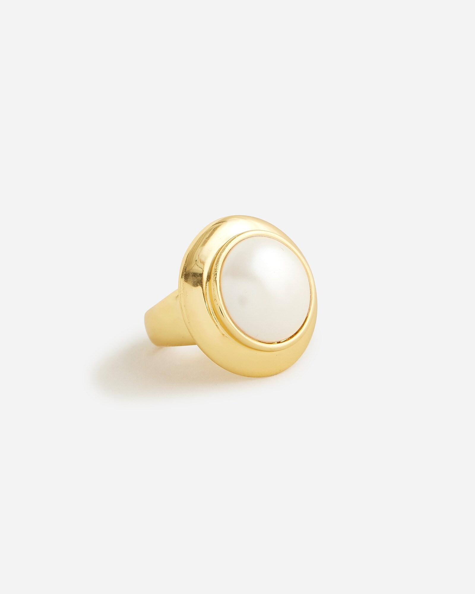 Domed pearl cocktail ring | J. Crew US