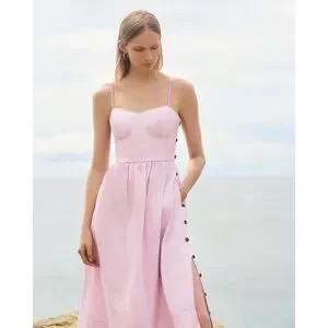 Goop G Label Martindale seamed bustier dress | Poshmark