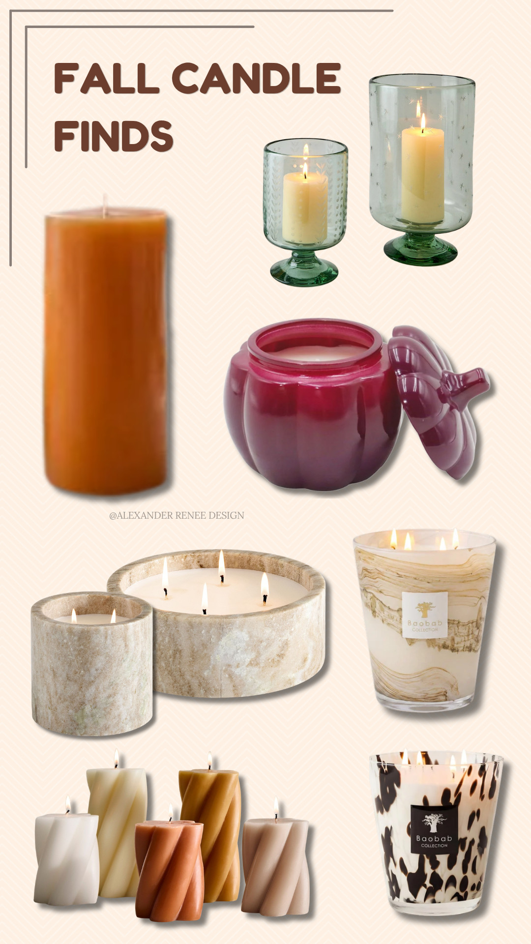 Fall candle finds 🍂 Perfect for making your home feel a little warmer and cozier.

#FallDecor #FallCandles #HomeDecor #CozyHome 

 #LTKSeasonal #LTKU #LTKHome