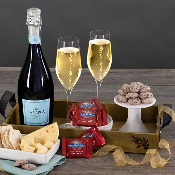 Classic Champagne Gift Basket | GourmetGiftBaskets.com