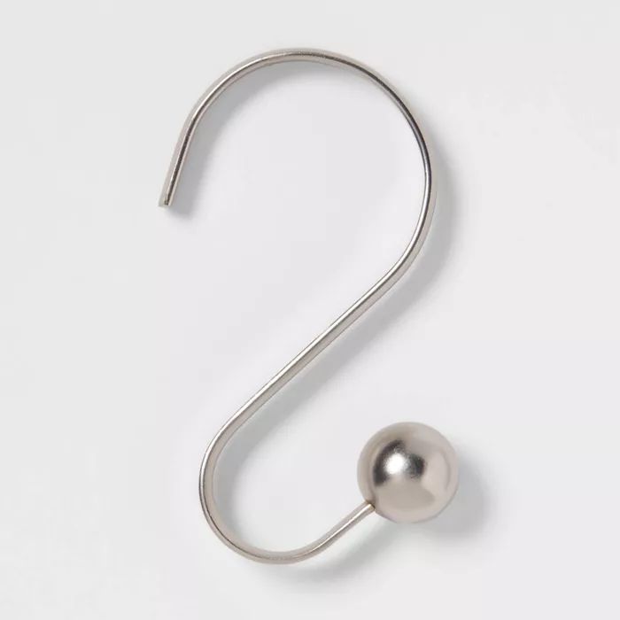 S Shaped Shower Curtain Hooks With Ball End Cap - Made By Design™ | Target