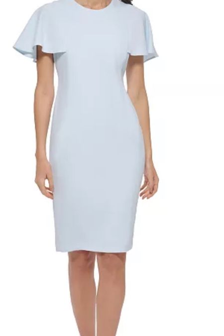 CALVIN KLEIN
Women's Flutter-Sleeve Scuba Crepe Dress $93.80 with code: VIP 
(Regularly $134.00)

#LTKunder100 #LTKstyletip #LTKSeasonal