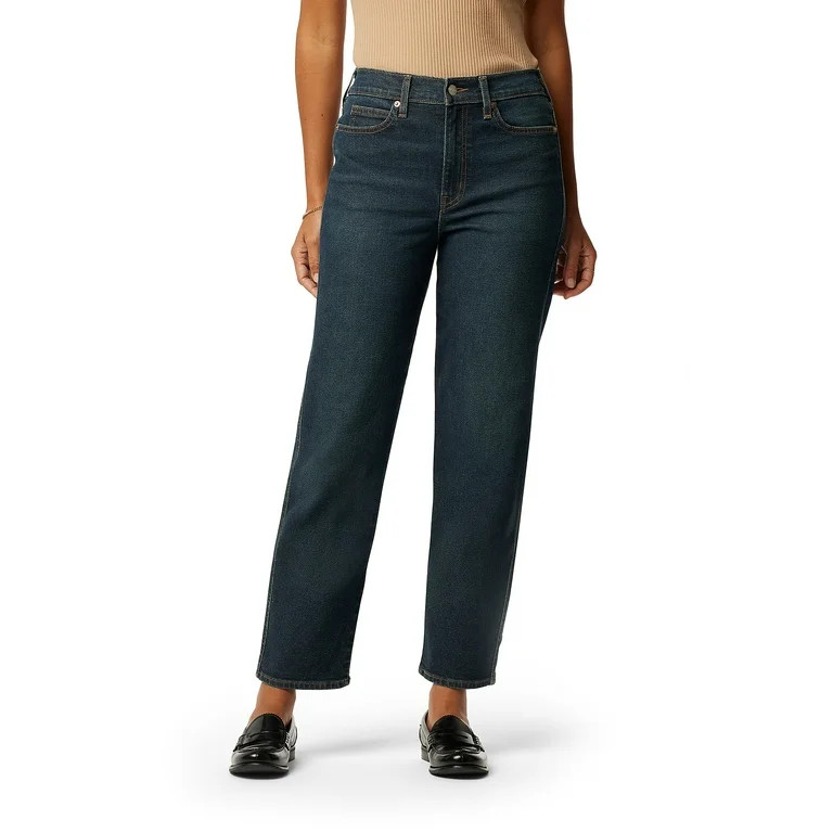 Levi Strauss Signature Women's Vintage High Rise Straight Jean, 27" Inseam, Sizes 2-16 | Walmart (US)