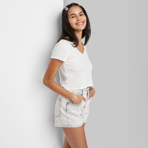Women's High-Rise Mom Jean Shorts - Wild Fable™ | Target