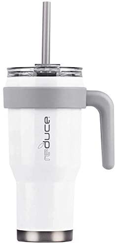 Reduce Tumbler – 24oz COLD 1 Mug With Lid, Straw and Handle – 24 Hours Cold – Easy-Hold Han... | Amazon (US)