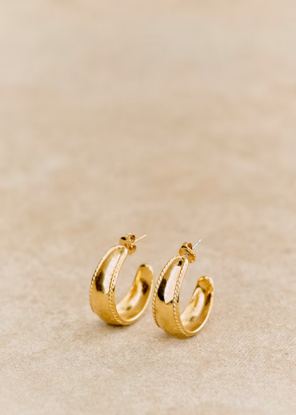 Natacha Hoops Earrings | Sezane Paris