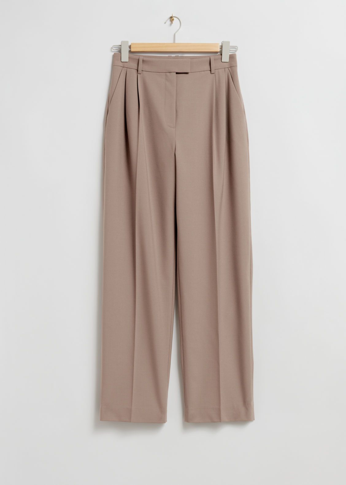 Relaxed Tailored Trousers - Mole - & Other Stories GB | & Other Stories (EU + UK)