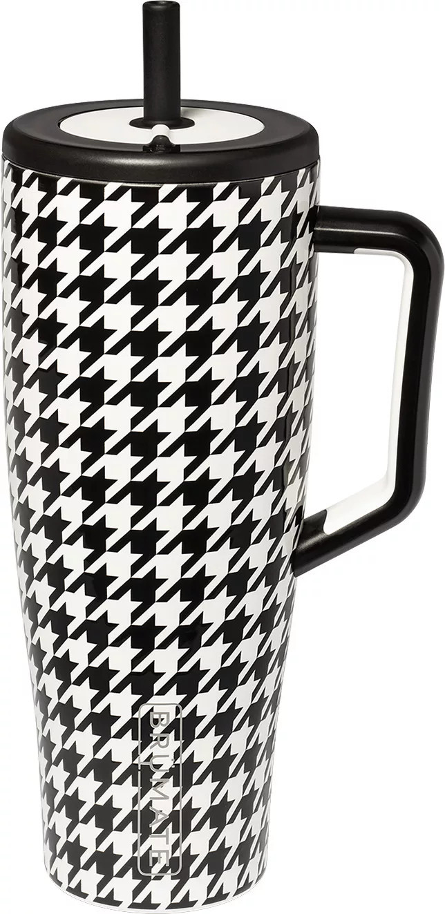 BruMate Era 40 oz. Straw Tumbler with Premium Finish, Houndstooth Black | Golf Galaxy
