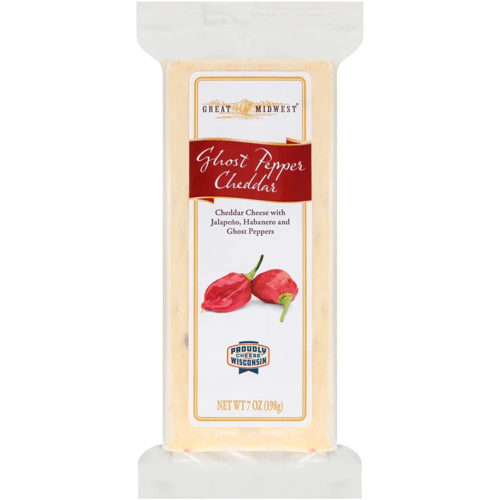 Great Midwest Ghost Pepper Cheddar Cheese 7 oz | Walmart (US)