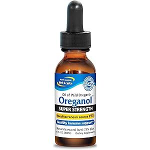 North American Herb & Spice Super Strength Oreganol P73 - 1 fl. oz. - Immune Support - Wild Mediterr | Amazon (US)