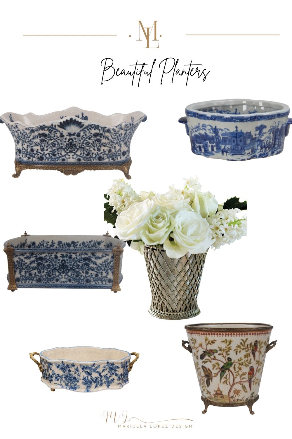 Beautiful blue and white planters. 


#LTKSeasonal #LTKHome