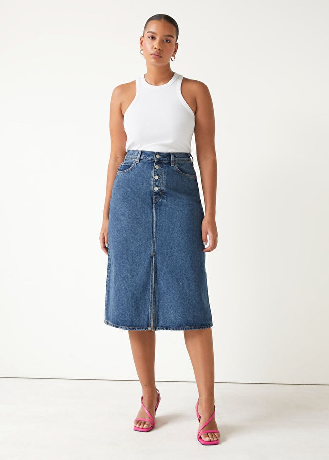 Denim Midi Skirt | & Other Stories US