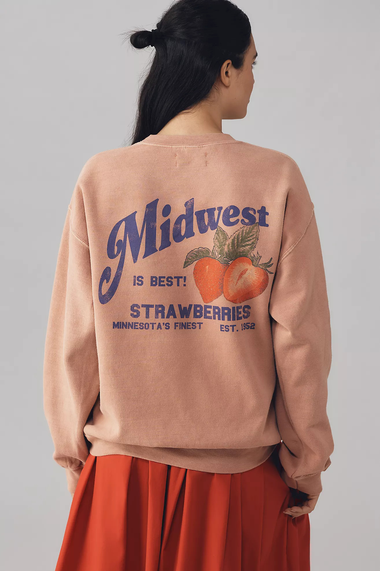 By Anthropologie Strawberry Sweatshirt | Anthropologie (US)