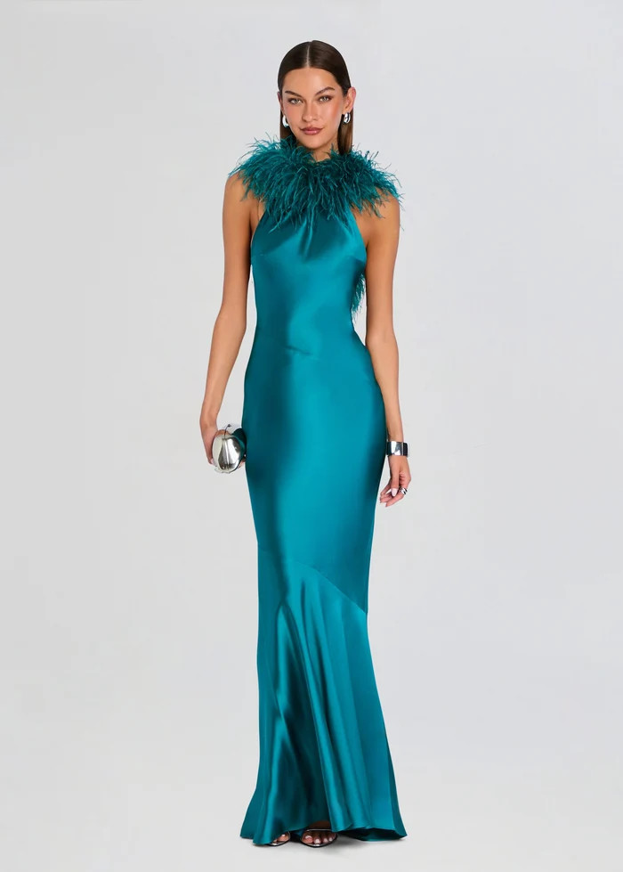 Brisbane Feather Dress | Retrofete