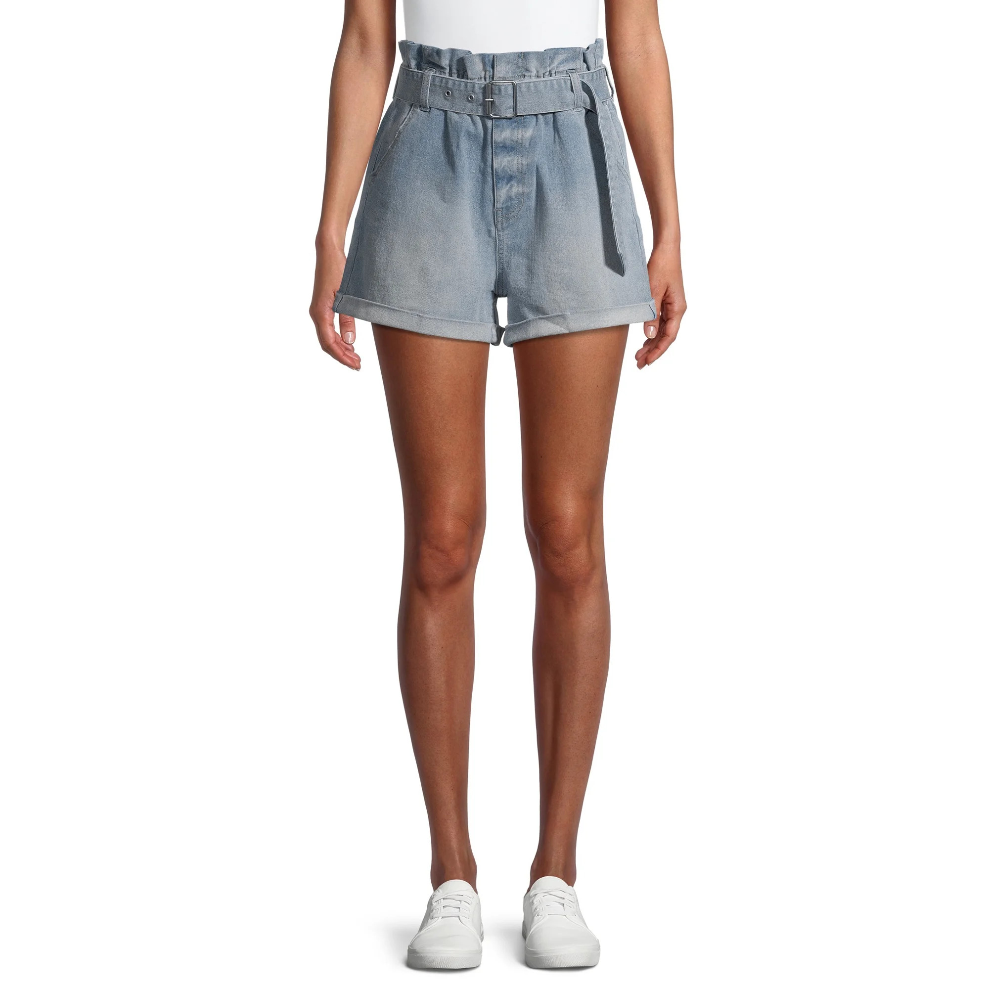 No Boundaries Juniors' Paperbag Shorts | Walmart (US)