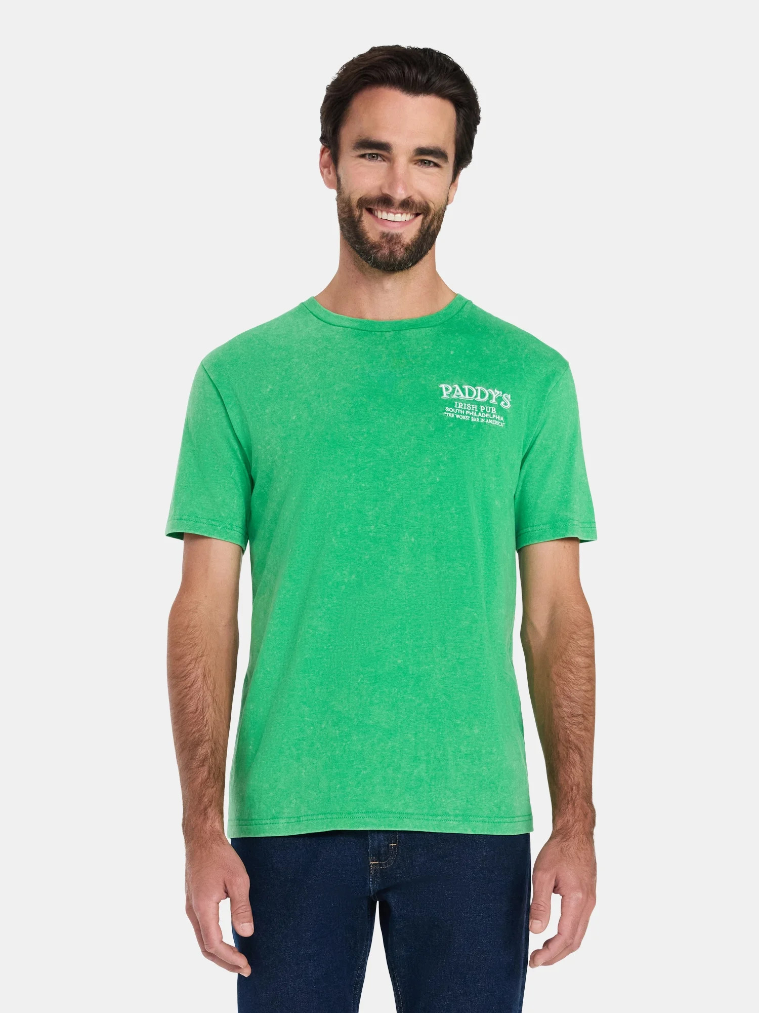 It's Always Sunny In Philadelphia Men's and Big Men's St. Patrick's Day Front Back Graphic Tee, S... | Walmart (US)